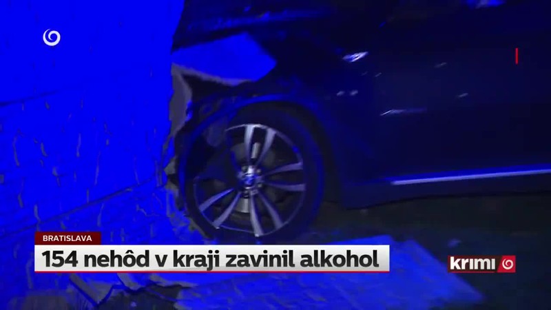 154 nehôd v kraji zavinil alkohol