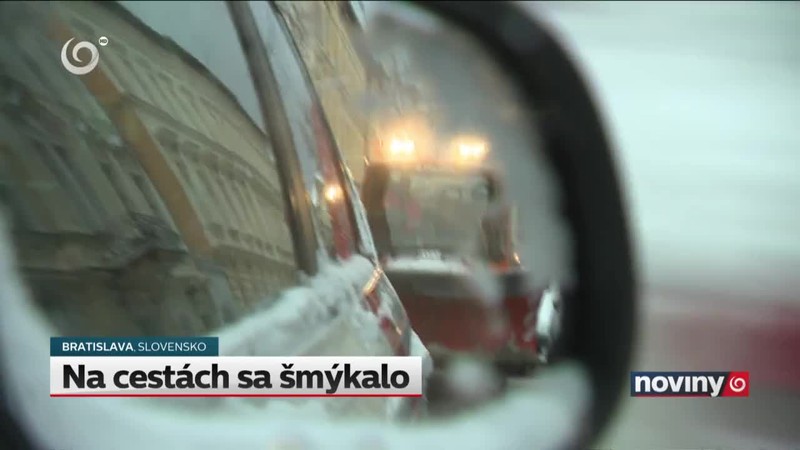 Na cestách sa šmýkalo