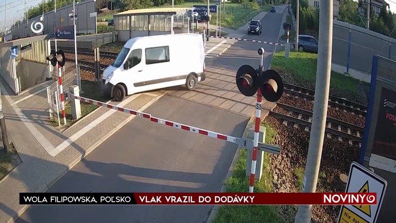 VLAK VRAZIL DO DODÁVKY