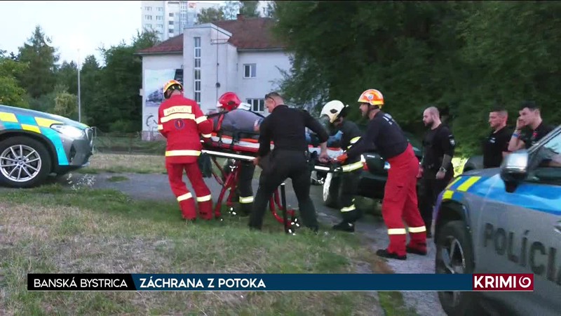 ZÁCHRANA Z POTOKA