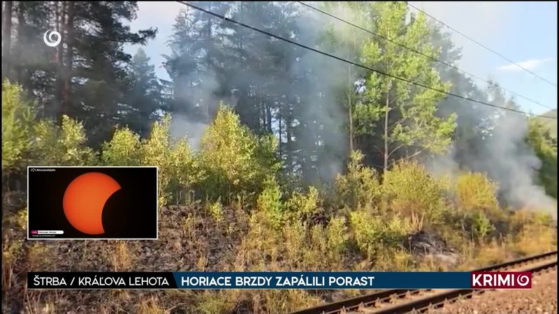 HORIACE BRZDY ZAPÁLILI PORAST