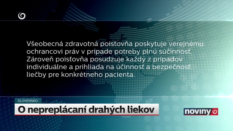 O nepreplácaní drahých liekov