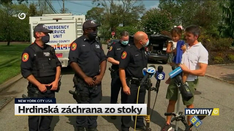 Hrdinská záchrana zo stoky