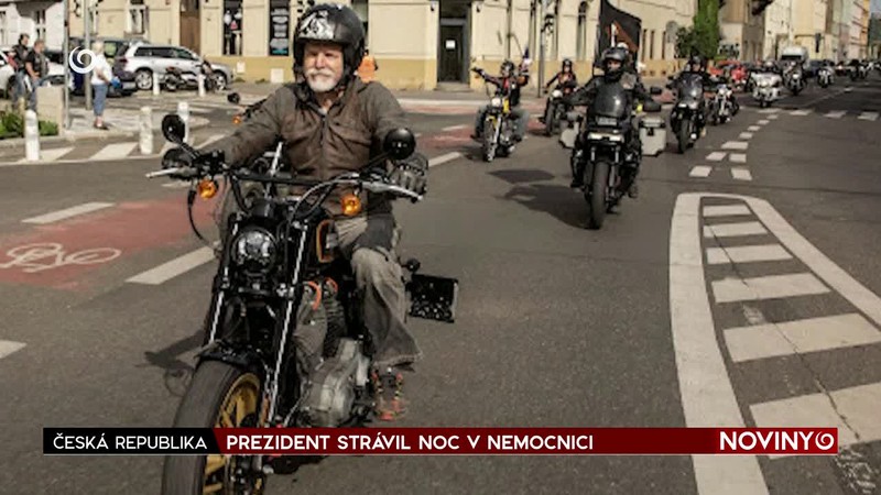 PREZIDENT STRÁVIL NOC V NEMOCNICI