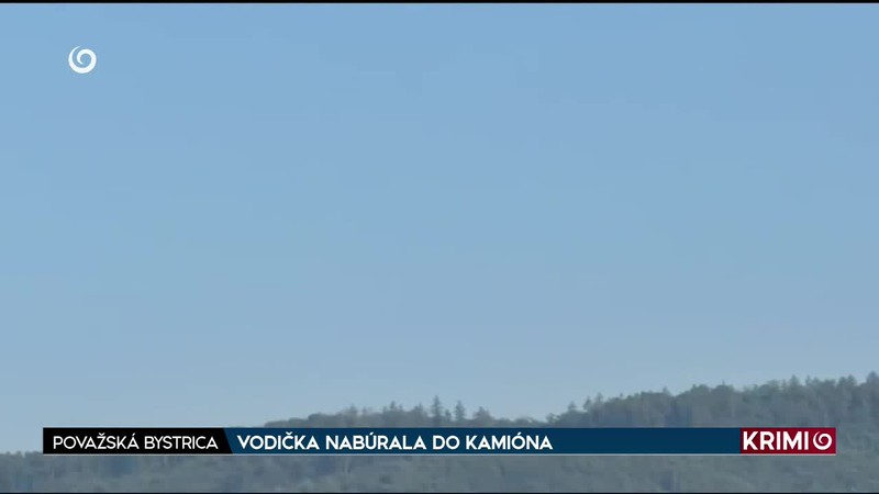 VODIČKA NABÚRALA DO KAMIÓNA