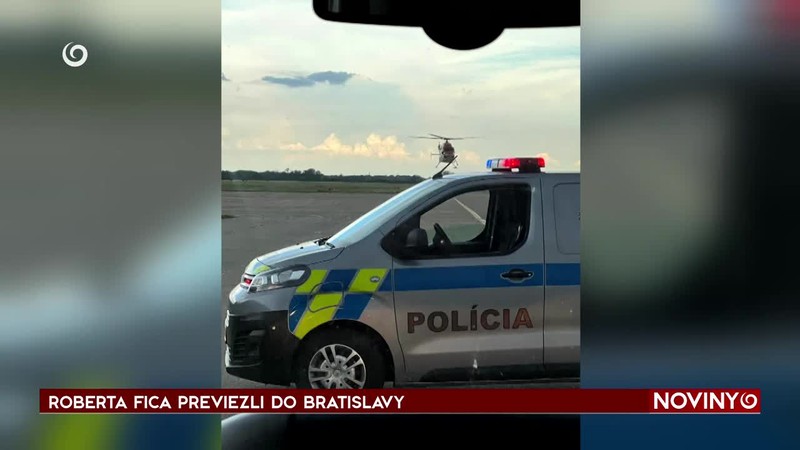 ROBERTA FICA PREVIEZLI DO BRATISLAVY