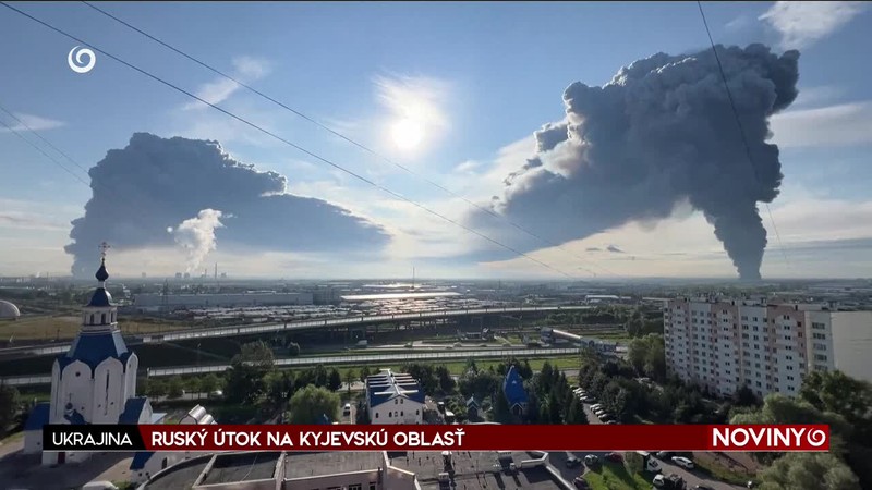 RUSKÝ ÚTOK NA KYJEVSKÚ OBLASŤ