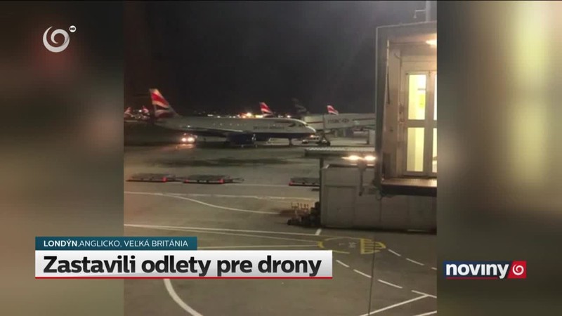 Zastavili odlety pre drony