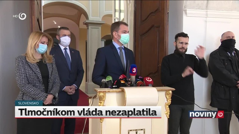 Tlmočníkom vláda nezaplatila