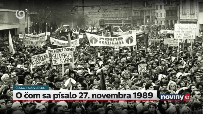 O čom sa písalo 27. novembra 1989