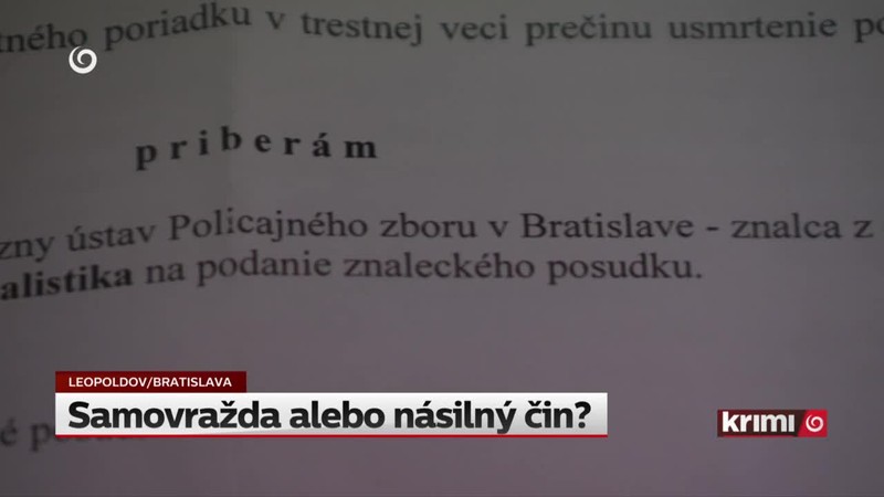 Samovražda alebo násilný čin?