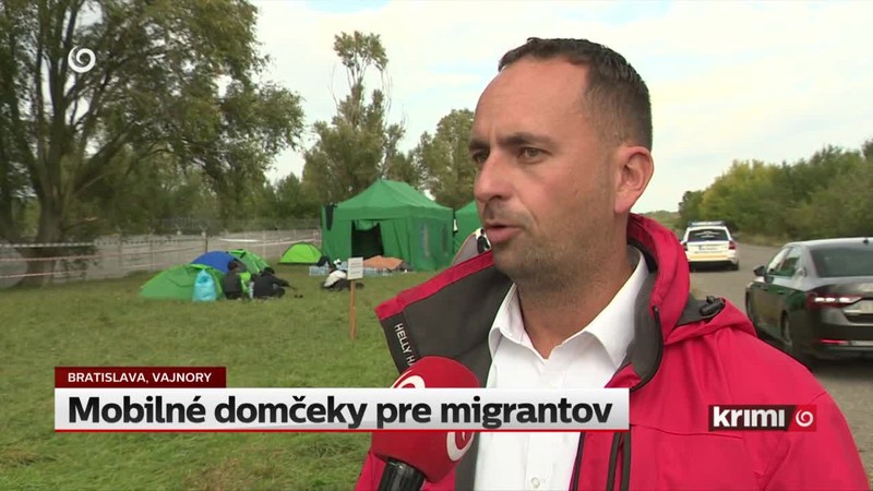 Mobilné domčeky pre migrantov