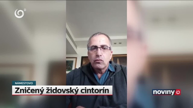 Zničený židovský cintorín