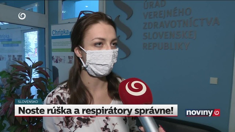 Noste rúška a respirátory správne!