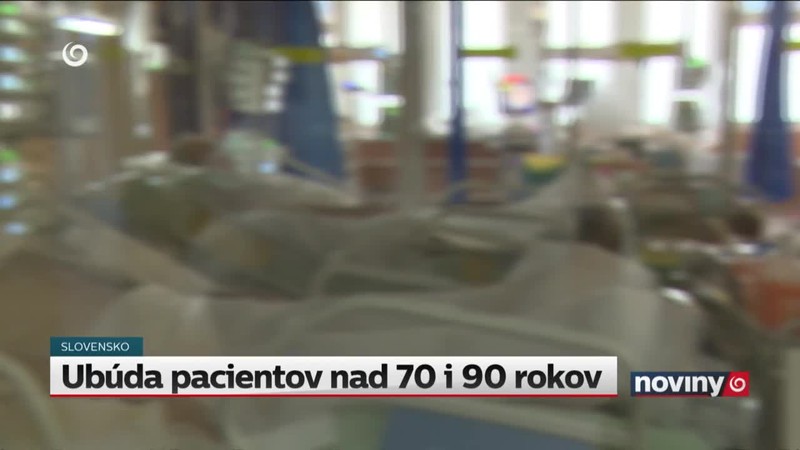 Ubúda pacientov nad 70 i 90 rokov