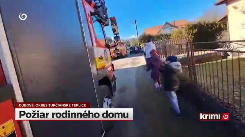 Požiar rodinného domu