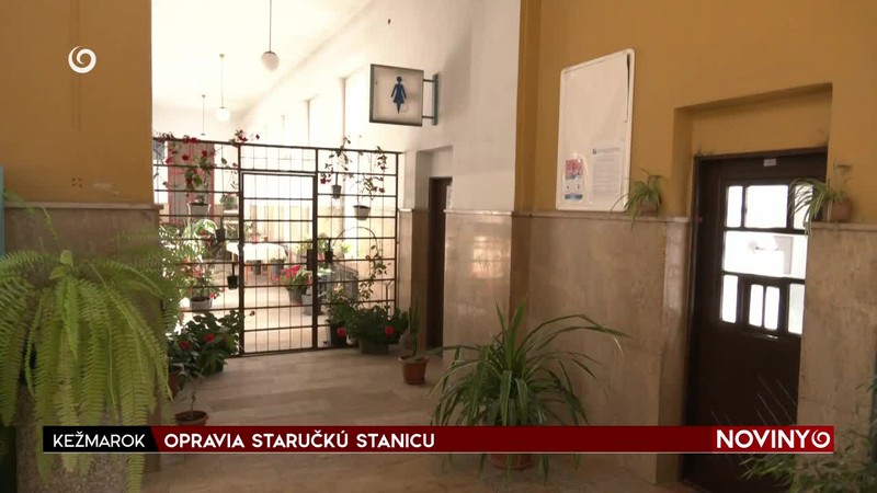OPRAVIA STARUČKÚ STANICU