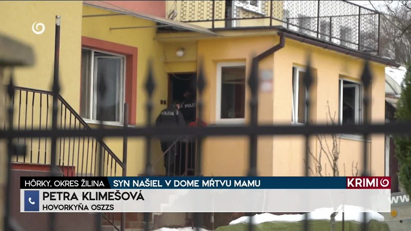 SYN NAŠIEL V DOME MŔTVU MAMU