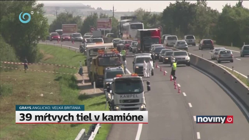 39 mŕtvych tiel v kamióne