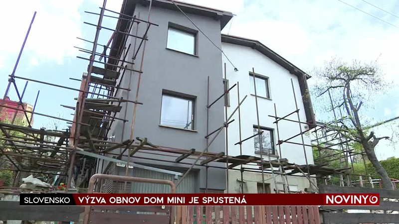 VÝZVA OBNOV DOM MINI JE SPUSTENÁ