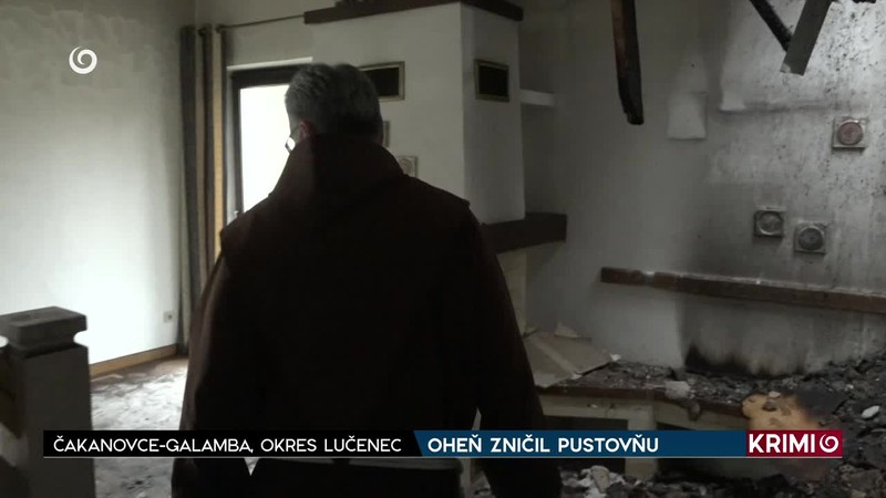 OHEŇ ZNIČIL PUSTOVŇU