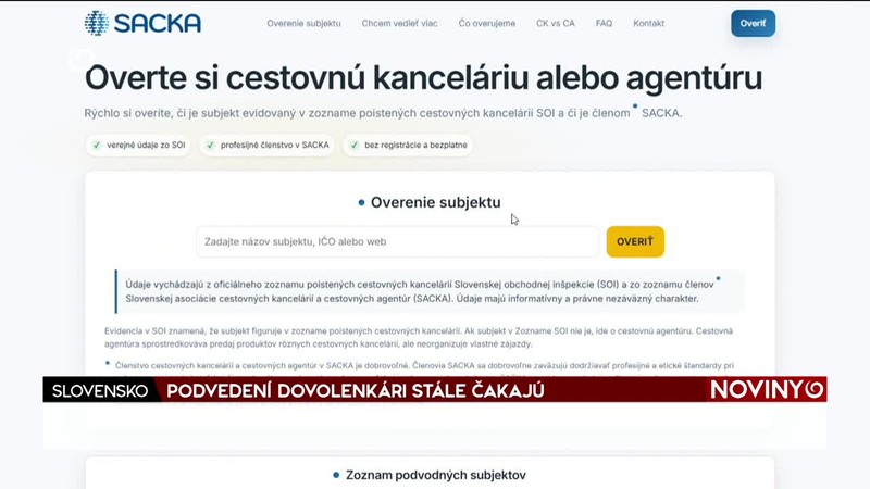 PODVEDENÍ DOVOLENKÁRI STÁLE ČAKAJÚ