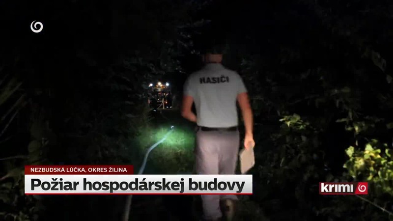 Požiar hospodárskej budovy