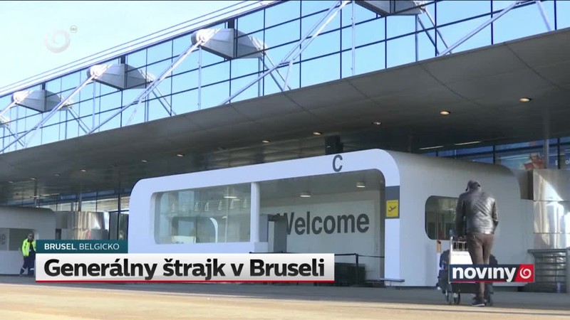 Generálny štrajk v Bruseli