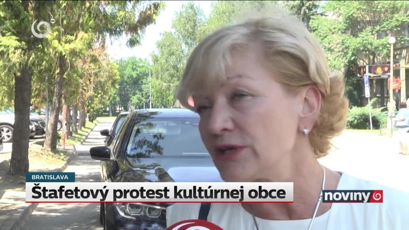 Štafetový protest kultúrnej obce