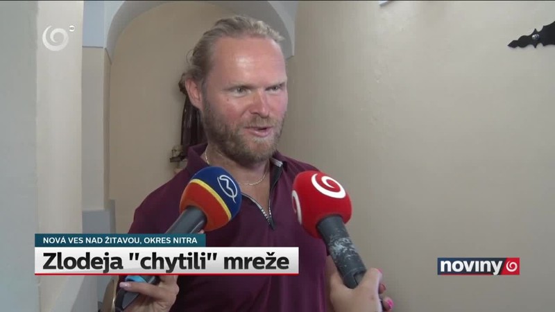 Zlodeja "chytili" mreže