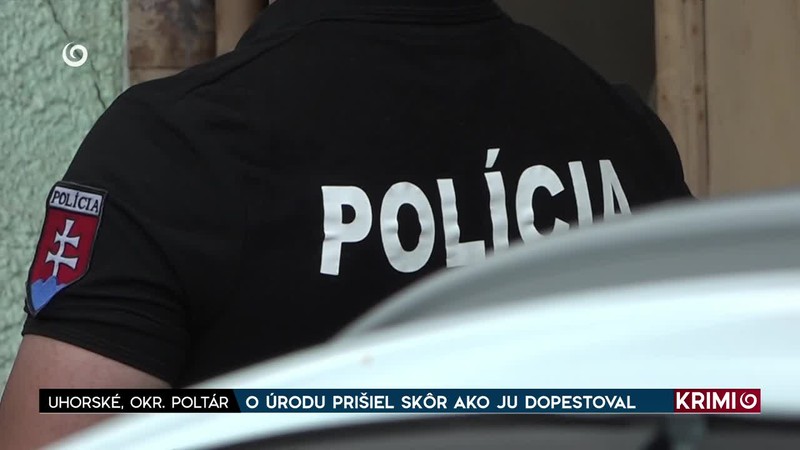 O ÚRODU PRIŠIEL SKÔR AKO JU DOPESTOVAL