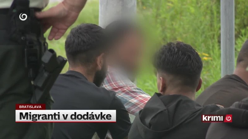 Migranti v dodávke