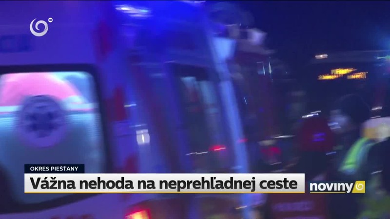 Vážna nehoda na neprehľadnej ceste