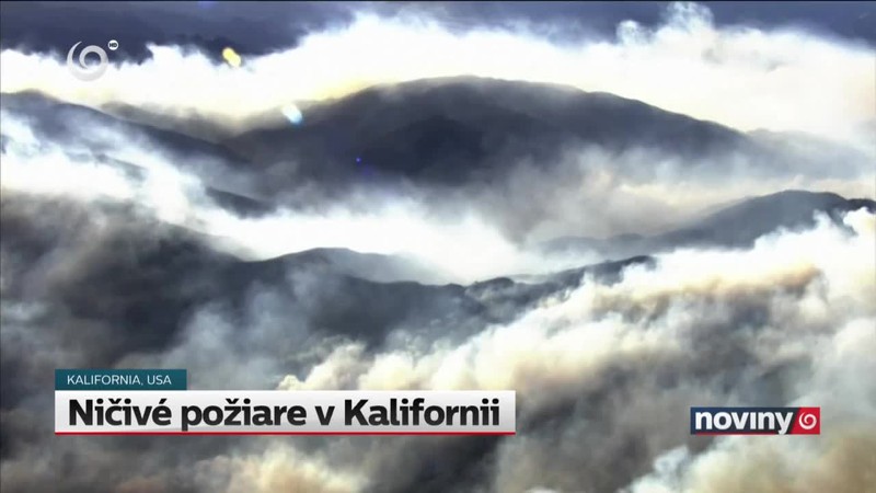 Ničivé požiare v Kalifornii