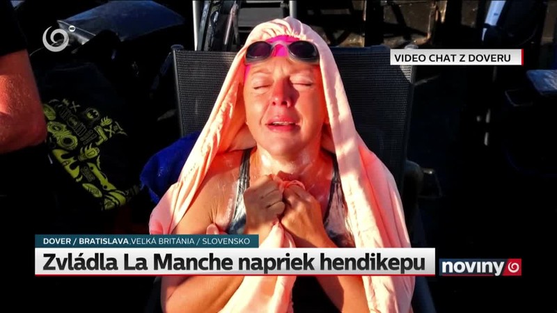 Zvládla La Manche napriek hendikepu