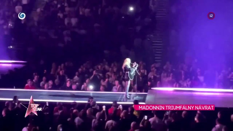 MADONNIN TRIUMFÁLNY NÁVRAT