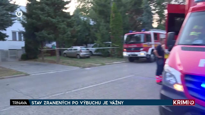 STAV ZRANENÝCH PO VÝBUCHU JE VÁŽNY