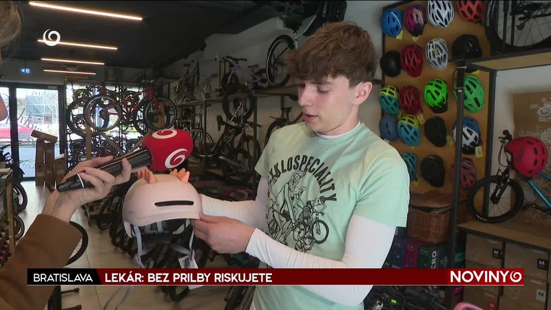 LEKÁR: BEZ PRILBY RISKUJETE