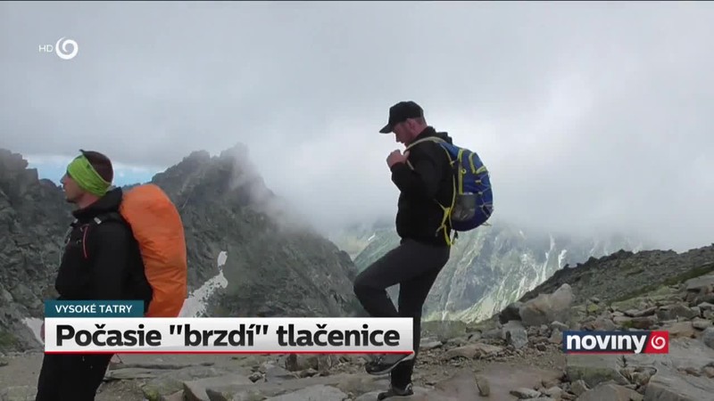 Počasie "brzdí" tlačenice