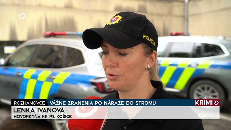 VÁŽNE ZRANENIA PO NÁRAZE DO STROMU