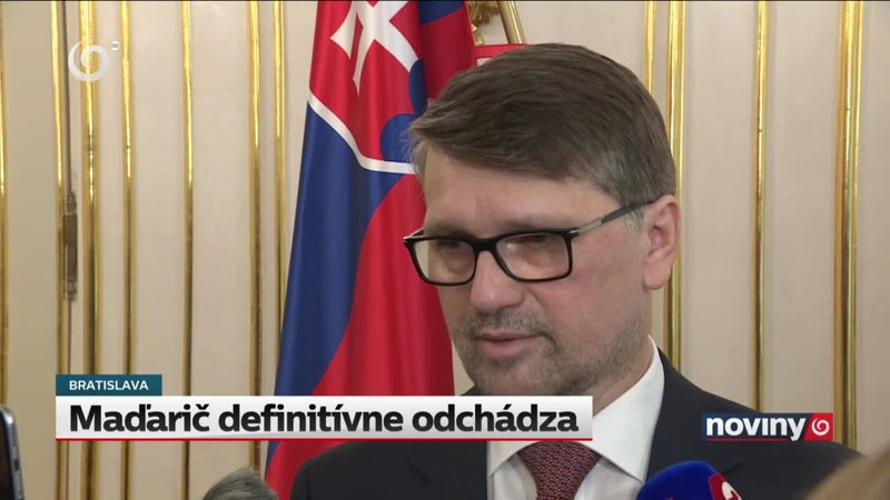 Maďarič definitívne odchádza