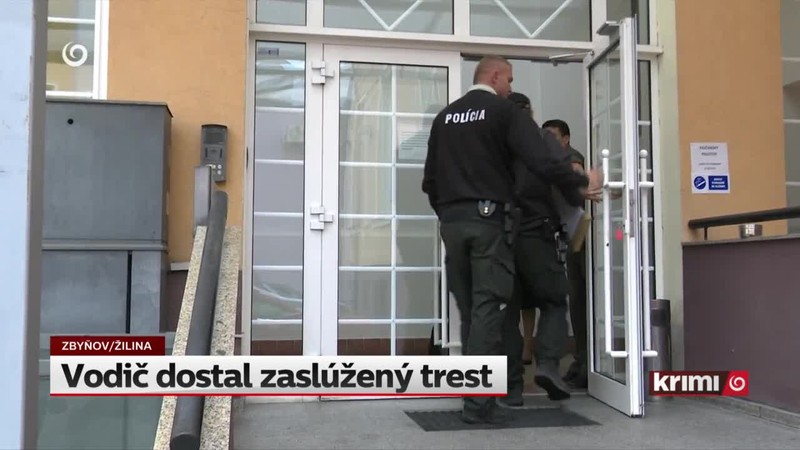 Vodič dostal zaslúžený trest