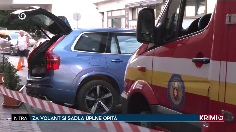 ZA VOLANT SI SADLA ÚPLNE OPITÁ