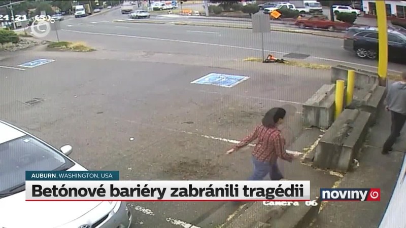 Betónové bariéry zabránili tragédii