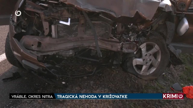 TRAGICKÁ NEHODA V KRIŽOVATKE