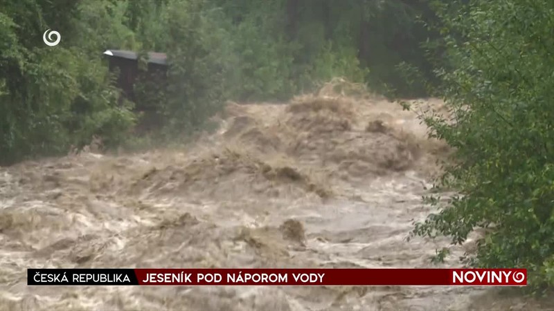 JESENÍK POD NÁPOROM VODY