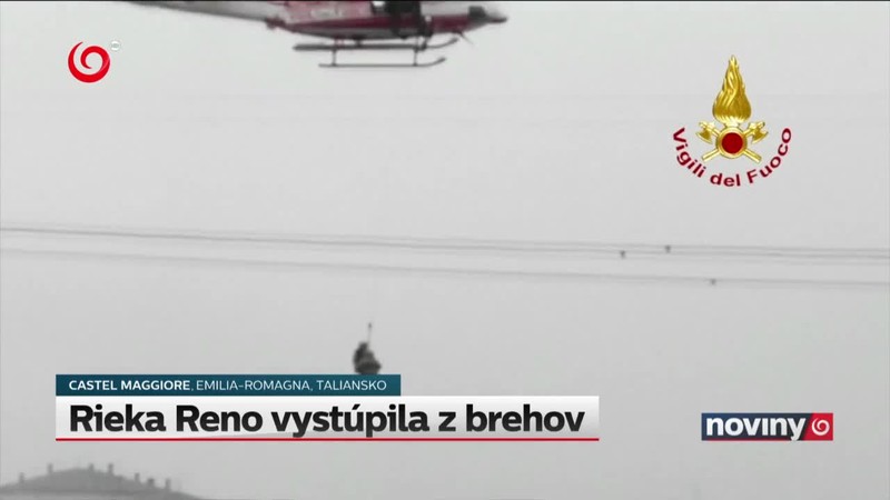 Rieka Reno vystúpila z brehov