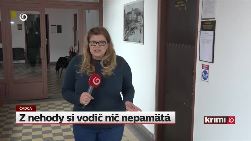 Z nehody si vodič nič nepamätá