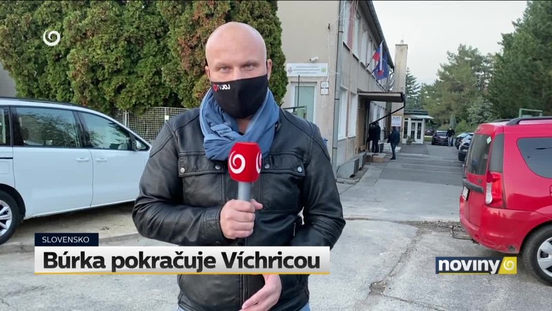 Búrka pokračuje Víchricou