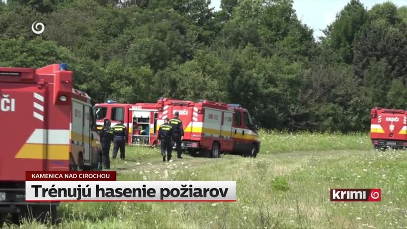 Trénujú hasenie požiarov